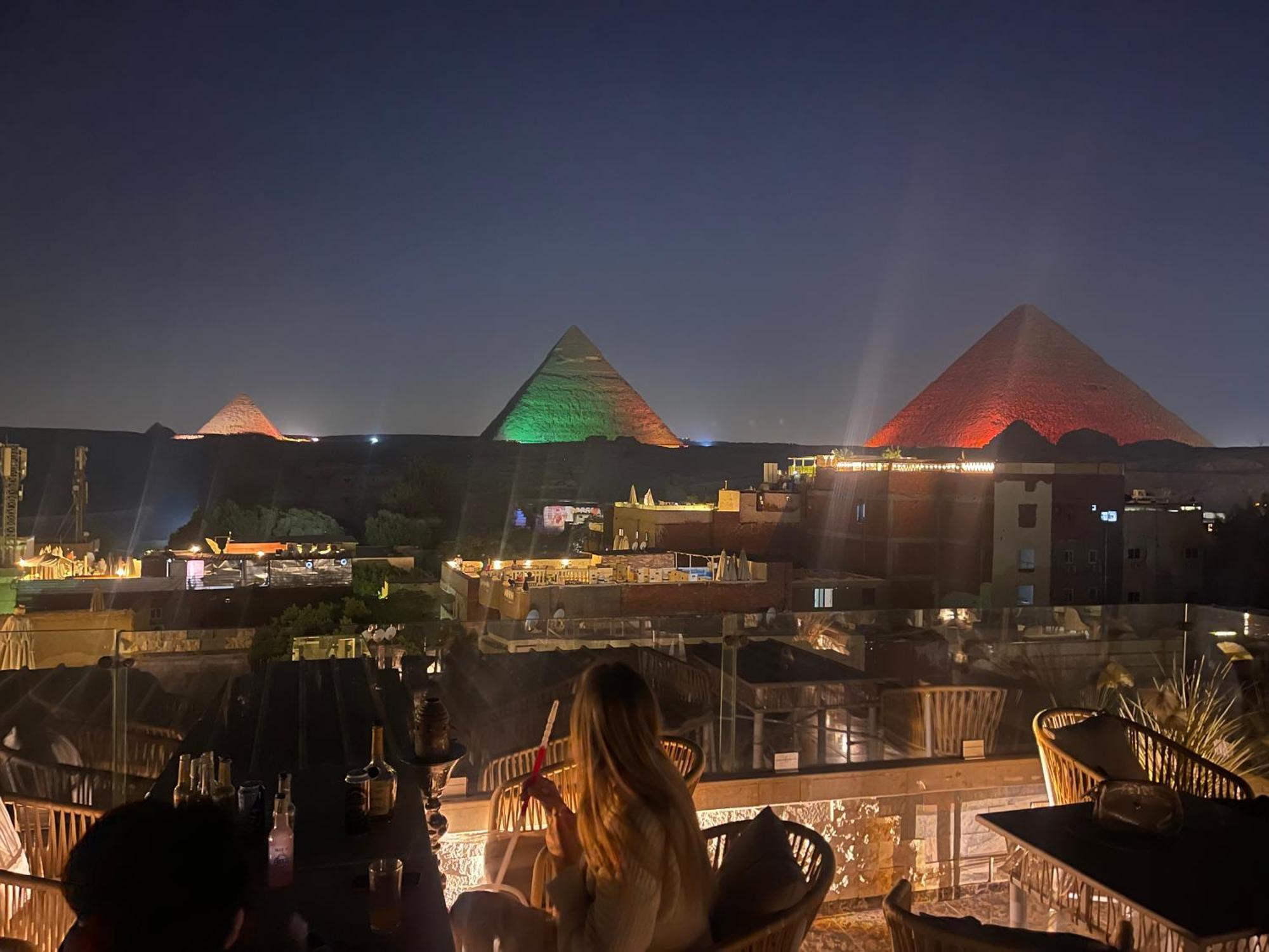 City Pyramids Inn Kafrat al Jabal Bagian luar foto