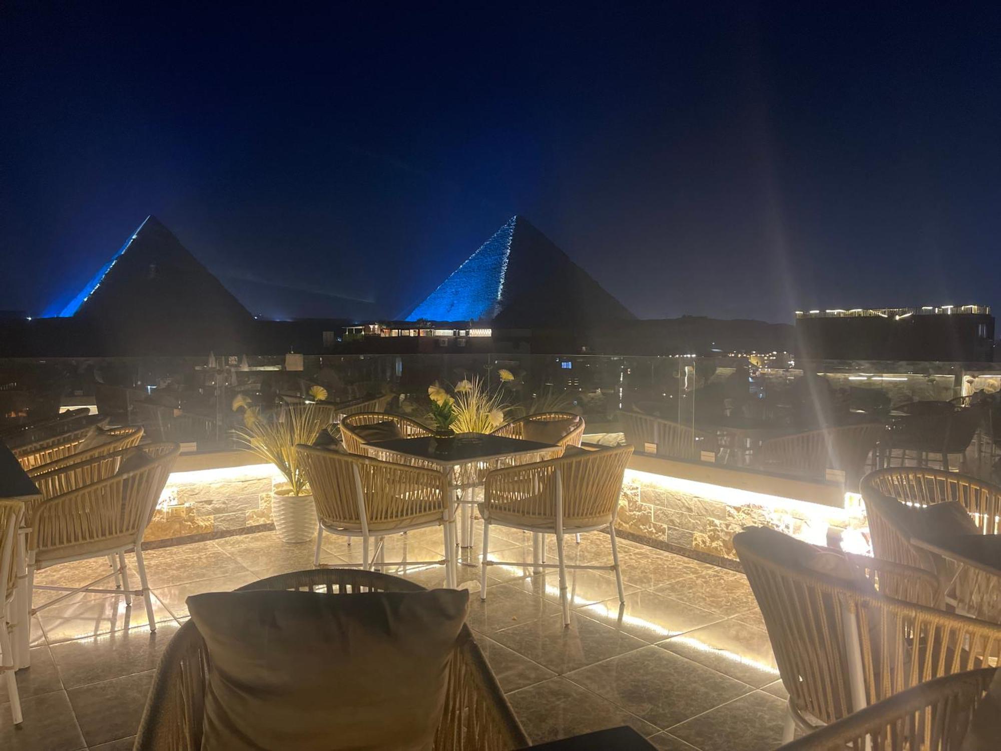 City Pyramids Inn Kafrat al Jabal Bagian luar foto